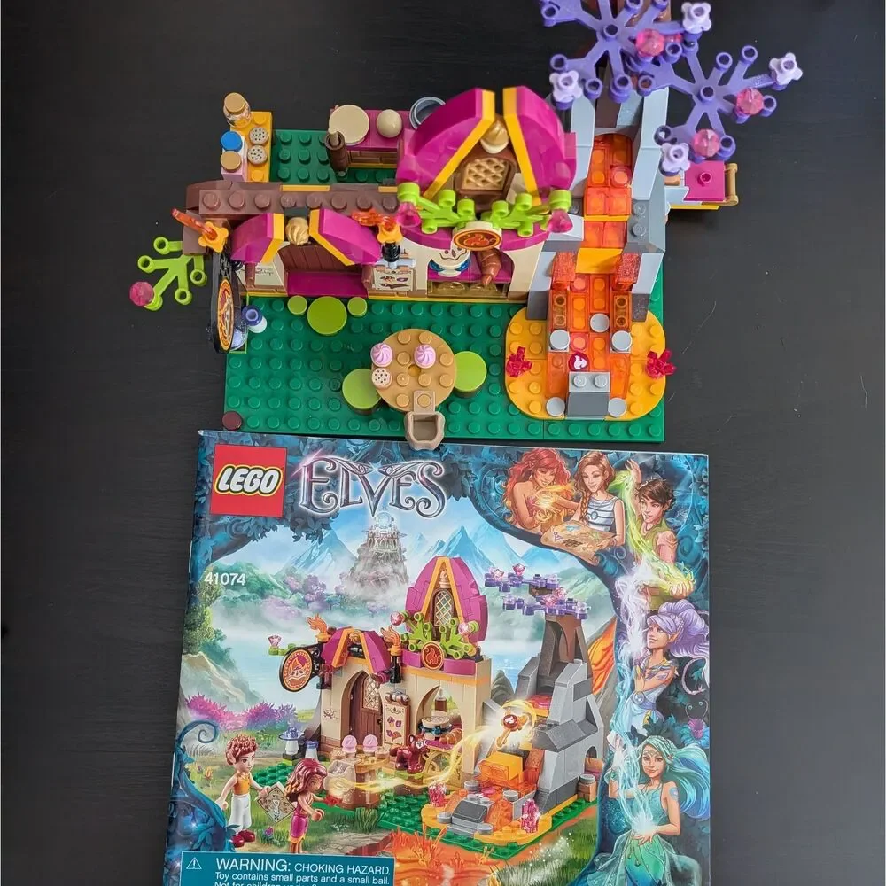 LEGO Elves Azari and the Magical Bakery (41074) 99% Completed Set Retired